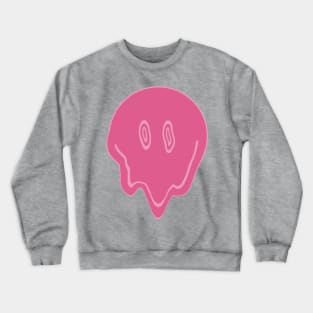 Smile Melt - Pink Crewneck Sweatshirt